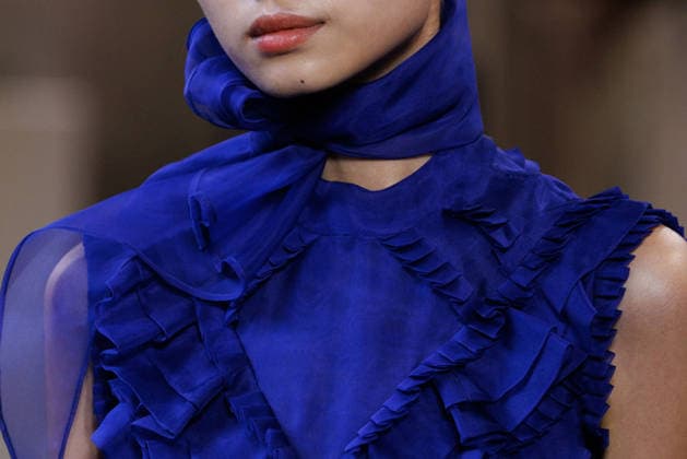 IPA88842959 - Milan, Milan Women™s Fashion Week Spring Summer 2027 - Women™s Fashion, Spring Summer 2027 - J. Salinas fashion show - runway - pictured: detail.  Copyright: xCinziaxCamelax xx IPA88842959
