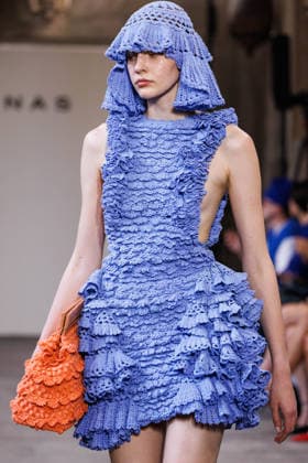 IPA88843011 - Milan, Milan Women™s Fashion Week Spring Summer 2027 - Women™s Fashion, Spring Summer 2027 - J. Salinas fashion show - runway - pictured: Model.  Copyright: xCinziaxCamelax xx IPA88843011