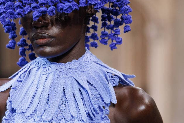 IPA88843108 - Milan, Milan Women™s Fashion Week Spring Summer 2027 - Women™s Fashion, Spring Summer 2027 - J. Salinas fashion show - runway - pictured: detail.  Copyright: xCinziaxCamelax xx IPA88843108