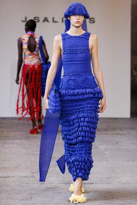 IPA88842823 - Milan, Milan Women™s Fashion Week Spring Summer 2027 - Women™s Fashion, Spring Summer 2027 - J. Salinas fashion show - runway - pictured: Model.  Copyright: xCinziaxCamelax xx IPA88842823