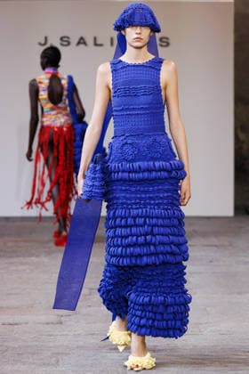 IPA88842835 - Milan, Milan Women™s Fashion Week Spring Summer 2027 - Women™s Fashion, Spring Summer 2027 - J. Salinas fashion show - runway - pictured: Model.  Copyright: xCinziaxCamelax xx IPA88842835