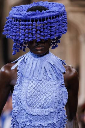 IPA88843101 - Milan, Milan Women™s Fashion Week Spring Summer 2027 - Women™s Fashion, Spring Summer 2027 - J. Salinas fashion show - runway - pictured: Model.  Copyright: xCinziaxCamelax xx IPA88843101