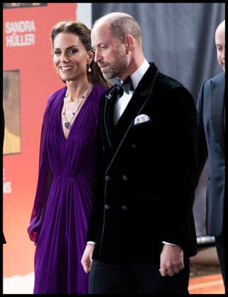 . 22 09 2026. London, United Kingdom. Prince William and Kate Middleton, the Prince and Princess of Wales, arriving for the premiere of Digger at the Royal Film Performance in London.  xStephenxLockx xi-Imagesx IIM-27022-0081