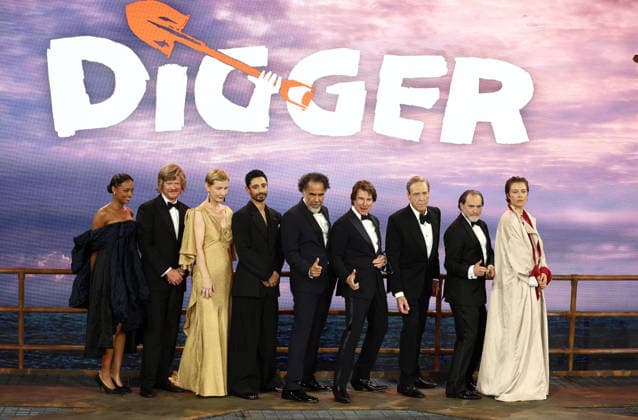 Digger royal global film premiere at Leicester Square in London. Sophie Wilde, Jesse Plemons, Sandra Huller, Riz Ahmed, Tom Cruise, John Goodman, Michael Stuhlbarg and Emma D Arcy attend Digger global premiere at Leicester Square Gardens on September 22, 2026. London Leicester Square UK Copyright: xFredxDuvalx