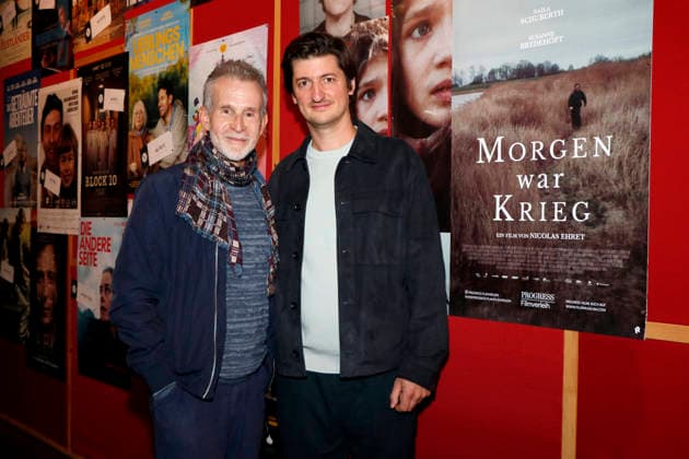 Tomorrow Was War, film premiere at the Delphi Lux, Berlin, September 22, 2026. Ulrich Matthes and Enno Trebs at a photo call for the premiere of Tomorrow Was War at the Delphi Lux in Berlin on September 22, 2026. Berlin, Delphi Lux Copyright: xAnitaxBuggex