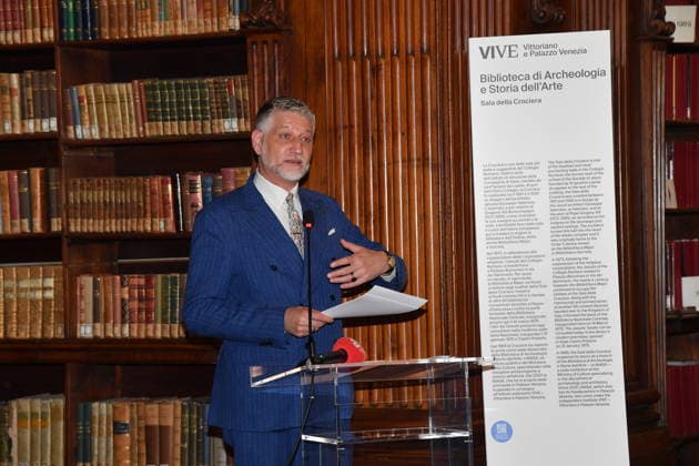 IPA88844440 - Rome, Ministry of Culture: Ceremony to Award the Star to Franco Nero. Pictured: Alessandro Giuli  Copyright: xVincenzoxLandix xVincenzoxLandix IPA88844440