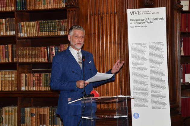 IPA88844446 - Rome, Ministry of Culture: Ceremony to Award the Stella to Franco Nero. Pictured: Alessandro Giuli  Copyright: xVincenzoxLandix xVincenzoxLandix IPA88844446