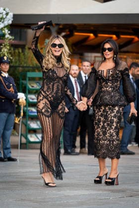 Celebrity Sightings at Vogue world show during the Milan Fashion Week - Womenswear Spring Summer 2027 in Milan, Italy, on 22 September 2026 Heidi Klum arrives at Vogue world show during the Milan Fashion Week - Womenswear Spring Summer 2027 in Milan, Italy, on 22 September 2026., Credit:Stefano Costantino TTL Stefano Costantino Avalon Italy, Milan  Copyright: xStefanoxCostantinoxTTLx xStefanoxCostantinox xAvalonx 1137332639