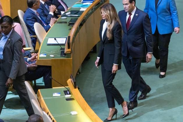 United Nations General Assembly First Lady Melania Trump during the 81st United Nations General Assembly at UN headquarters in New York, USA, on Tuesday, September 22, 2026. NEW YORK united nations NY UNITED STATES Copyright: xWILLIAMxVOLCOVx