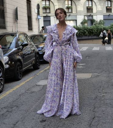 IPA88847718 - Milan, Milan Women s Fashion Week: Spring Summer 2026 2027 - Women s Fashion, Spring Summer 2026–2027, J. Salinas fashion show—Pictured: Guest  Copyright: xLucaxPontix xLucaPonti IpaAgencyx IPA88847718