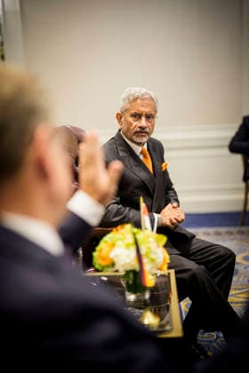 Trip by Federal Foreign Minister Johann Wadephul to New York to attend the UN General Assembly; bilateral meeting with Indian Foreign Minister Subrahmanyam Jaishankar; September 22, 2026; photographed on behalf of the Federal Foreign Office; New York City, New York Copyright: xDominikxButzmannx