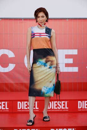 MFW Spring Summer 2027 Diesel Photocall MP MILAN, ITALY - SEPTEMBER 22: Molly Chiang attends the Diesel fashion show during Milan Fashion Week WOMEN S COLLECTION SPRING SUMMER 2027 on September 22, 2026 in Milan, Italy. Photo by Marco Piovanotto Abacapress.com Milan Italy  Copyright: xPiovanottoxMarco ABACAx