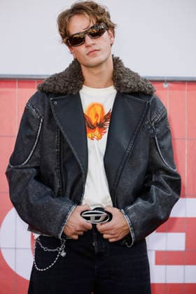 MFW Spring Summer 2027 Diesel Photocall MP MILAN, ITALY - SEPTEMBER 22: Jakov Jozinovic attends the Diesel fashion show during Milan Fashion Week WOMEN S COLLECTION SPRING SUMMER 2027 on September 22, 2026 in Milan, Italy. Photo by Marco Piovanotto Abacapress.com Milan Italy  Copyright: xPiovanottoxMarco ABACAx