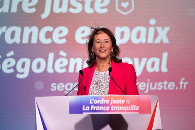 Segolene Royal Campaign meeting for the PS Primary - Alfortville Candidate in the Socialist (PS) and centre-left Place Publique (PP) parties primary ahead of France s 2027 presidential election Segolene Royal delivers a speech on stage during her campaign meeting in Alfortville, suburbs of Paris on September 22, 2026. Photo by Raphael Lafargue ABACAPRESS.COM Alfortville France  Copyright: xLafarguexRaphael ABACAx