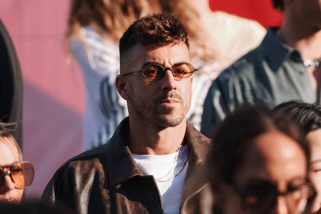 IPA88849983 - Milan, Arrivals at the Diesel fashion show during Milan Fashion Week Women s Collection Spring Summer 2027 - Women s Fashion, Spring Summer 2027. Pictured: Stephan El Shaarawy  Copyright: xAlessandroxBremecx xx IPA88849983