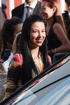 IPA88850007 - Milan, Arrivals at the Diesel fashion show during Milan Fashion Week Women s Collection Spring Summer 2027 - Women s Fashion, Spring Summer 2027. Pictured: Anna Pepe  Copyright: xAlessandroxBremecx xx IPA88850007