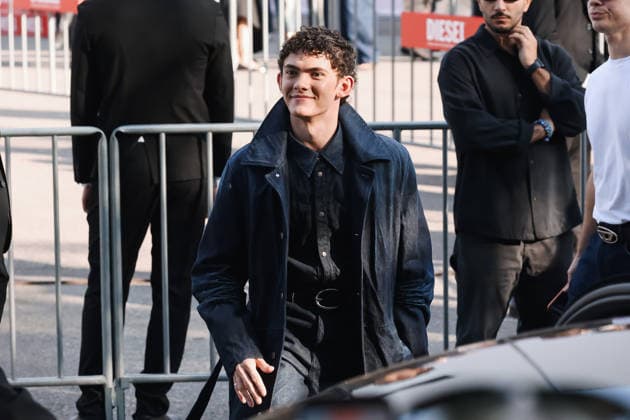 IPA88849968 - Milan, Arrivals at the Diesel fashion show during Milan Fashion Week Women s Collection Spring Summer 2027 - Women s Fashion, Spring Summer 2027. Pictured: Joe Locke  Copyright: xAlessandroxBremecx xx IPA88849968