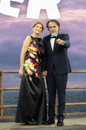 September 22, 2026, London, United Kingdom: MaroÂ­a Eladia Hagerman and Alejandro GonzoÂ¡lez IoÂ±oÂ¡rritu attend the Global Film Premiere of Digger, in Leicester Square, London.Cast and guests attend the Global Film Premiere of Digger, in Leicester Square, London London United Kingdom - ZUMAs197 20260922_aaa_s197_259 Copyright: xPhilxLewisx