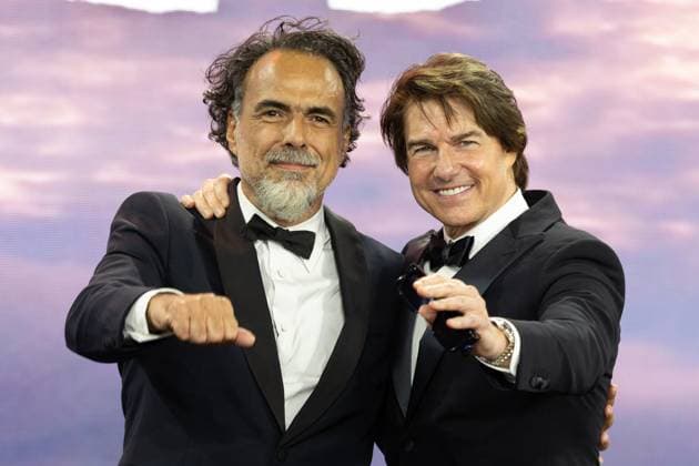 September 22, 2026, London, United Kingdom: Alejandro GonzoÂ¡lez IoÂ±oÂ¡rritu and Tom Cruise attend the Global Film Premiere of Digger, in Leicester Square, London.Cast and guests attend the Global Film Premiere of Digger, in Leicester Square, London London United Kingdom - ZUMAs197 20260922_aaa_s197_261 Copyright: xPhilxLewisx