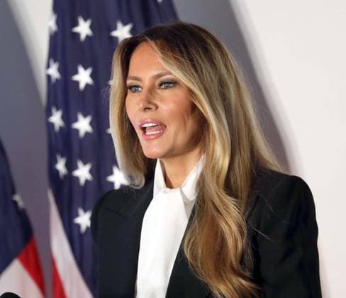 September 22, 2026, New York, New York, USA: First Lady of the United States MELANIA TRUMP seen at the Fostering the Future Together with New Private Sector Partnerships event held at the St. Regis Hotel. New York USA - ZUMAk03_ 20260922_zaf_k03_061 Copyright: xNancyxKaszermanx