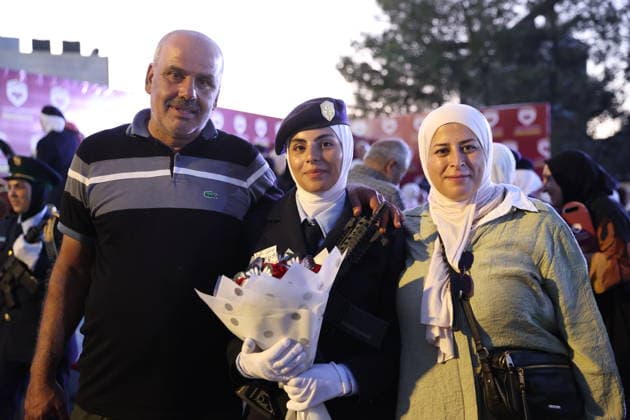 Syria’s Women’s Police Academy graduates its first class DAMASCUS, SYRIA - SEPTEMBER 22: A graduation ceremony is held at the Interior Ministry building for 150 female police cadets who completed six months of training at the Women’s Police Academy affiliated with the Syrian Interior Ministry, marking the academy’s first graduating class, in Damascus, Syria, on September 22, 2026. Izz Aldien Alqasem Anadolu Damascus Syria. Editorial use only. Please get in touch for any other usage.  Copyright: x2026xAnadoluxIzzxAldienxAlqasemx