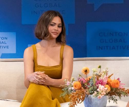 Chrissy Teigen Speaks at 2026 Clinton Global Initiative Conference Chrissy Teigen Speaks at 2026 Clinton Global Initiative Conference on Postpartum Depression, Chelsea Clinton Moderated, Hilton Hotel, NY. 22 Sep 2026 Pictured: Chrissy Teigen.  Copyright: xThexMegaxAgencyxMayer xMEGAx