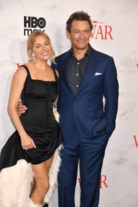 NEW YORK, NY - SEPTEMBER 22: Sienna Miller and Dominic West at the New York Red Carpet Premiere of the HBO Original Drama Series War on September 22, 2026 at the Perelman Performing Arts Center in New York City. Copyright: xmpi099 MediaPunchx