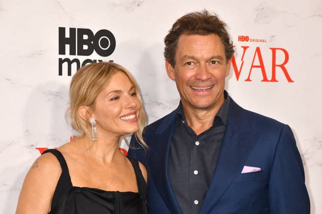 NEW YORK, NY - SEPTEMBER 22: Sienna Miller and Dominic West at the New York Red Carpet Premiere of the HBO Original Drama Series War on September 22, 2026 at the Perelman Performing Arts Center in New York City. Copyright: xmpi099 MediaPunchx