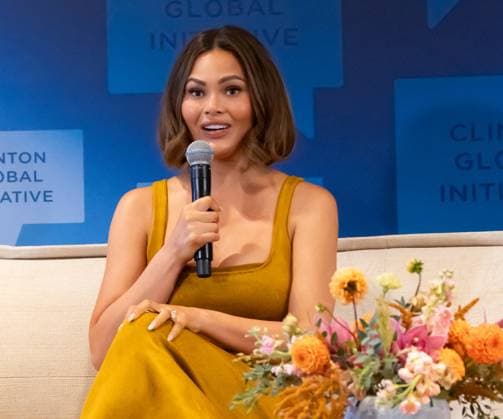 Chrissy Teigen Speaks at 2026 Clinton Global Initiative Conference Chrissy Teigen Speaks at 2026 Clinton Global Initiative Conference on Postpartum Depression, Chelsea Clinton Moderated, Hilton Hotel, NY. 22 Sep 2026 Pictured: Chrissy Teigen.  Copyright: xThexMegaxAgencyxMayer xMEGAx