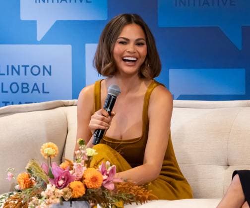 Chrissy Teigen Speaks at 2026 Clinton Global Initiative Conference Chrissy Teigen Speaks at 2026 Clinton Global Initiative Conference on Postpartum Depression, Chelsea Clinton Moderated, Hilton Hotel, NY. 22 Sep 2026 Pictured: Chrissy Teigen.  Copyright: xThexMegaxAgencyxMayer xMEGAx