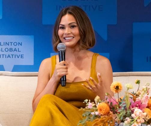 Chrissy Teigen Speaks at 2026 Clinton Global Initiative Conference Chrissy Teigen Speaks at 2026 Clinton Global Initiative Conference on Postpartum Depression, Chelsea Clinton Moderated, Hilton Hotel, NY. 22 Sep 2026 Pictured: Chrissy Teigen.  Copyright: xThexMegaxAgencyxMayer xMEGAx