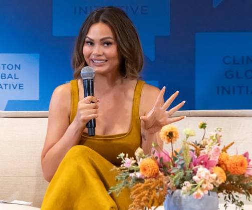 Chrissy Teigen Speaks at 2026 Clinton Global Initiative Conference Chrissy Teigen Speaks at 2026 Clinton Global Initiative Conference on Postpartum Depression, Chelsea Clinton Moderated, Hilton Hotel, NY. 22 Sep 2026 Pictured: Chrissy Teigen.  Copyright: xThexMegaxAgencyxMayer xMEGAx