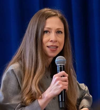 Chrissy Teigen Speaks at 2026 Clinton Global Initiative Conference Chrissy Teigen Speaks at 2026 Clinton Global Initiative Conference on Postpartum Depression, Chelsea Clinton Moderated, Hilton Hotel, NY. 22 Sep 2026 Pictured: Chelsea Clinton.  Copyright: xThexMegaxAgencyxMayer xMEGAx