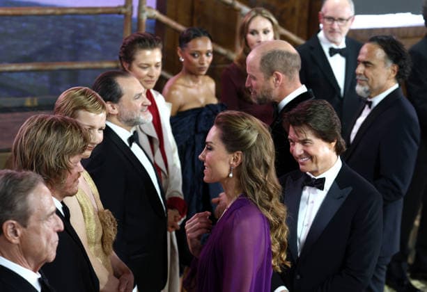 September 22, 2026, London, United Kingdom: Catherine, Princess of Wales, Prince William, Prince of Wales and Tom Cruise attend the Digger Film And TV Charity Royal Film Performance And Global Premiere at Leicester Square Gardens. London United Kingdom  - ZUMAs197 20260922_aaa_s197_353 Copyright: xFredxDuvalx