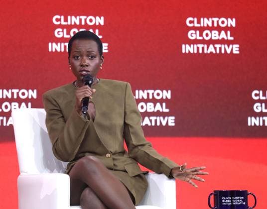 September 22, 2026, New York, New York, USA: Actor LUPITA NYONG O seen during the Clinton Global Initiative 2026 Day 1 (CGI) held at the New York Hilton Hotel. New York USA - ZUMAk03_ 20260922_zaf_k03_142 Copyright: xNancyxKaszermanx