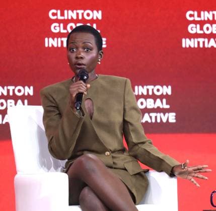 September 22, 2026, New York, New York, USA: Actor LUPITA NYONG O seen during the Clinton Global Initiative 2026 Day 1 (CGI) held at the New York Hilton Hotel. New York USA - ZUMAk03_ 20260922_zaf_k03_143 Copyright: xNancyxKaszermanx