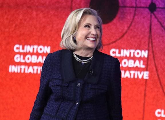 September 22, 2026, New York, New York, USA: Former Secretary of State HILLARY RODHAM CLINTON seen during the Clinton Global Initiative 2026 Day 1 (CGI) held at the New York Hilton Hotel. New York USA - ZUMAk03_ 20260922_zaf_k03_125 Copyright: xNancyxKaszermanx