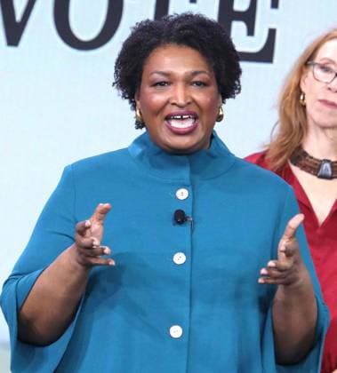 September 22, 2026, New York, New York, USA: Georgia politician STACEY ABRAMS seen during the Clinton Global Initiative 2026 Day 1 (CGI) held at the New York Hilton Hotel. New York USA - ZUMAk03_ 20260922_zaf_k03_098 Copyright: xNancyxKaszermanx