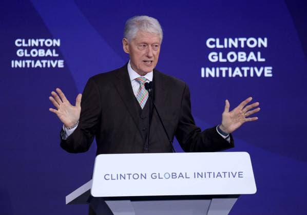 September 22, 2026, New York, New York, USA: Former President BILL CLINTON seen during the Clinton Global Initiative 2026 Day 1 (CGI) held at the New York Hilton Hotel. New York USA - ZUMAk03_ 20260922_zaf_k03_076 Copyright: xNancyxKaszermanx