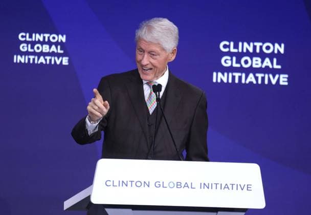 September 22, 2026, New York, New York, USA: Former President BILL CLINTON seen during the Clinton Global Initiative 2026 Day 1 (CGI) held at the New York Hilton Hotel. New York USA - ZUMAk03_ 20260922_zaf_k03_083 Copyright: xNancyxKaszermanx
