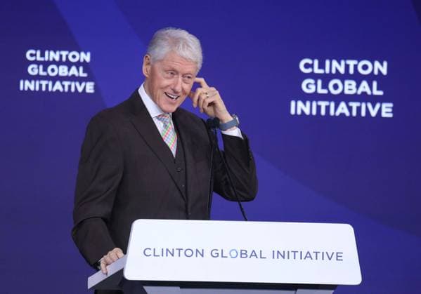 September 22, 2026, New York, New York, USA: Former President BILL CLINTON seen during the Clinton Global Initiative 2026 Day 1 (CGI) held at the New York Hilton Hotel. New York USA - ZUMAk03_ 20260922_zaf_k03_088 Copyright: xNancyxKaszermanx