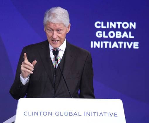 September 22, 2026, New York, New York, USA: Former President BILL CLINTON seen during the Clinton Global Initiative 2026 Day 1 (CGI) held at the New York Hilton Hotel. New York USA - ZUMAk03_ 20260922_zaf_k03_079 Copyright: xNancyxKaszermanx