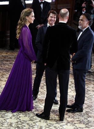 September 22, 2026, London, United Kingdom: Catherine, Princess of Wales, Tom Cruise, Prince William, Prince of Wales and Alejandro Gonzalez Inarritu attend the Digger Film And TV Charity Royal Film Performance And Global Premiere at Leicester Square Gardens. London United Kingdom - ZUMAs197 20260922_aaa_s197_358 Copyright: xFredxDuvalx