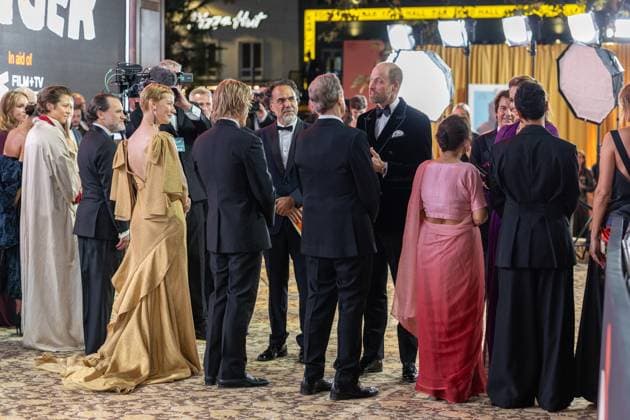 September 22, 2026, London, United Kingdom: Prince William and Catherine Princess of Wales speak cast members at the Global Film Premiere of Digger, in Leicester Square, London.Cast and guests attend the Global Film Premiere of Digger, in Leicester Square, London London United Kingdom - ZUMAs197 20260922_aaa_s197_273 Copyright: xPhilxLewisx