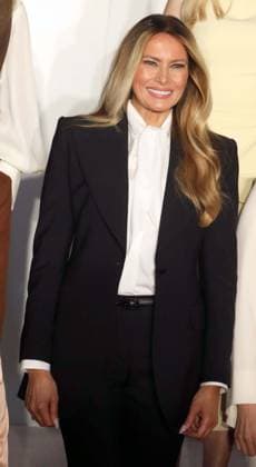 September 22, 2026, New York, New York, USA: First Lady of the United States MELANIA TRUMP seen at the Fostering the Future Together with New Private Sector Partnerships event held at the St. Regis Hotel. New York USA - ZUMAk03_ 20260922_zaf_k03_017 Copyright: xNancyxKaszermanx