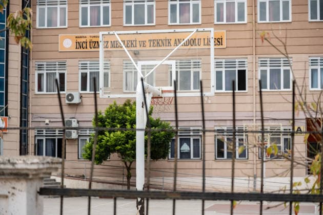 September 22, 2026, Manisa, Turkey: A view of the high school following a shooting. Police maintained security measures around a high school in Turgutlu, in Turkey™s western Manisa province, following a shooting that left 11 people injured. The Turkish Interior Minister and Education Minister addressed the media following the incident. Manisa Turkey - ZUMAs197 20260922_aaa_s197_461 Copyright: xMuratxKocabasx