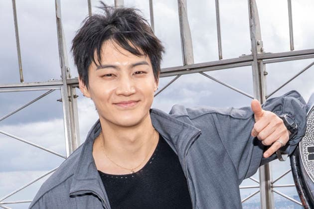 September 22, 2026, New York, New York, USA: South Korean singer and songwriter, JAY B visits the Empire State Building in New York to celebrate the 2026 Tape, Roots Tour ahead of his performance at Palladium Times Square. 22 September 2026 New York USA - ZUMAa265 20260922_zep_a265_027 Copyright: xEricxAcquayex