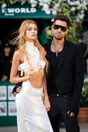 Celebrity Sightings at Vogue world show during the Milan Fashion Week - Womenswear Spring Summer 2027 in Milan, Italy, on 22 September 2026 Stella Maxwell and Matteo Milleri arrive at Vogue world show during the Milan Fashion Week - Womenswear Spring Summer 2027 in Milan, Italy, on 22 September 2026., Credit:Stefano Costantino TTL Stefano Costantino Avalon Italy, Milan  Copyright: xStefanoxCostantinoxTTLx xStefanoxCostantinox xAvalonx 1137332424