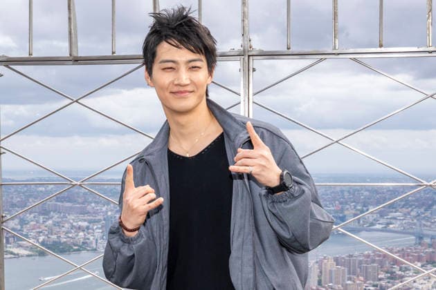 September 22, 2026, New York, New York, USA: South Korean singer and songwriter, JAY B visits the Empire State Building in New York to celebrate the 2026 Tape, Roots Tour ahead of his performance at Palladium Times Square. 22 September 2026 New York USA - ZUMAa265 20260922_zep_a265_019 Copyright: xEricxAcquayex