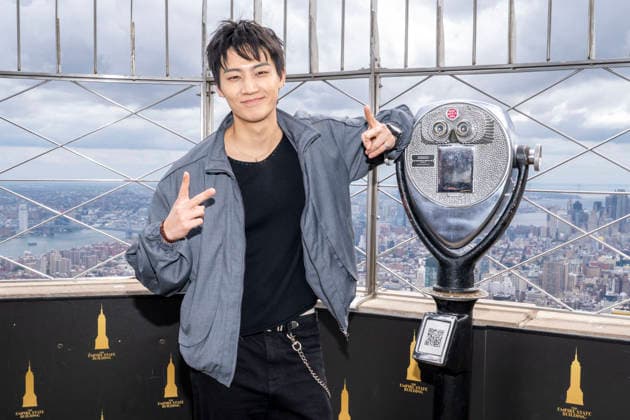 September 22, 2026, New York, New York, USA: South Korean singer and songwriter, JAY B visits the Empire State Building in New York to celebrate the 2026 Tape, Roots Tour ahead of his performance at Palladium Times Square. 22 September 2026 New York USA - ZUMAa265 20260922_zep_a265_024 Copyright: xEricxAcquayex